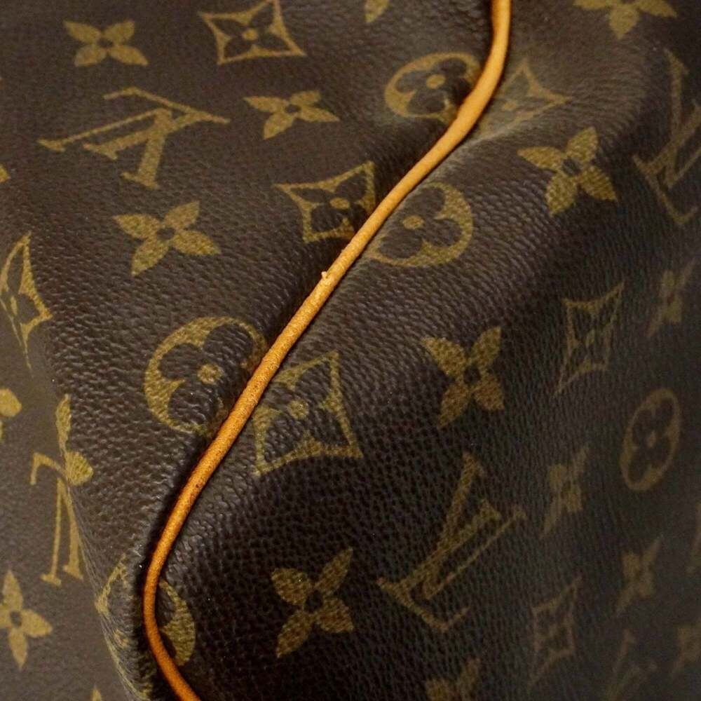 LOUIS VUITTON Brown Monogram Keepall 55 Boston Bag - Picture 13 of 16